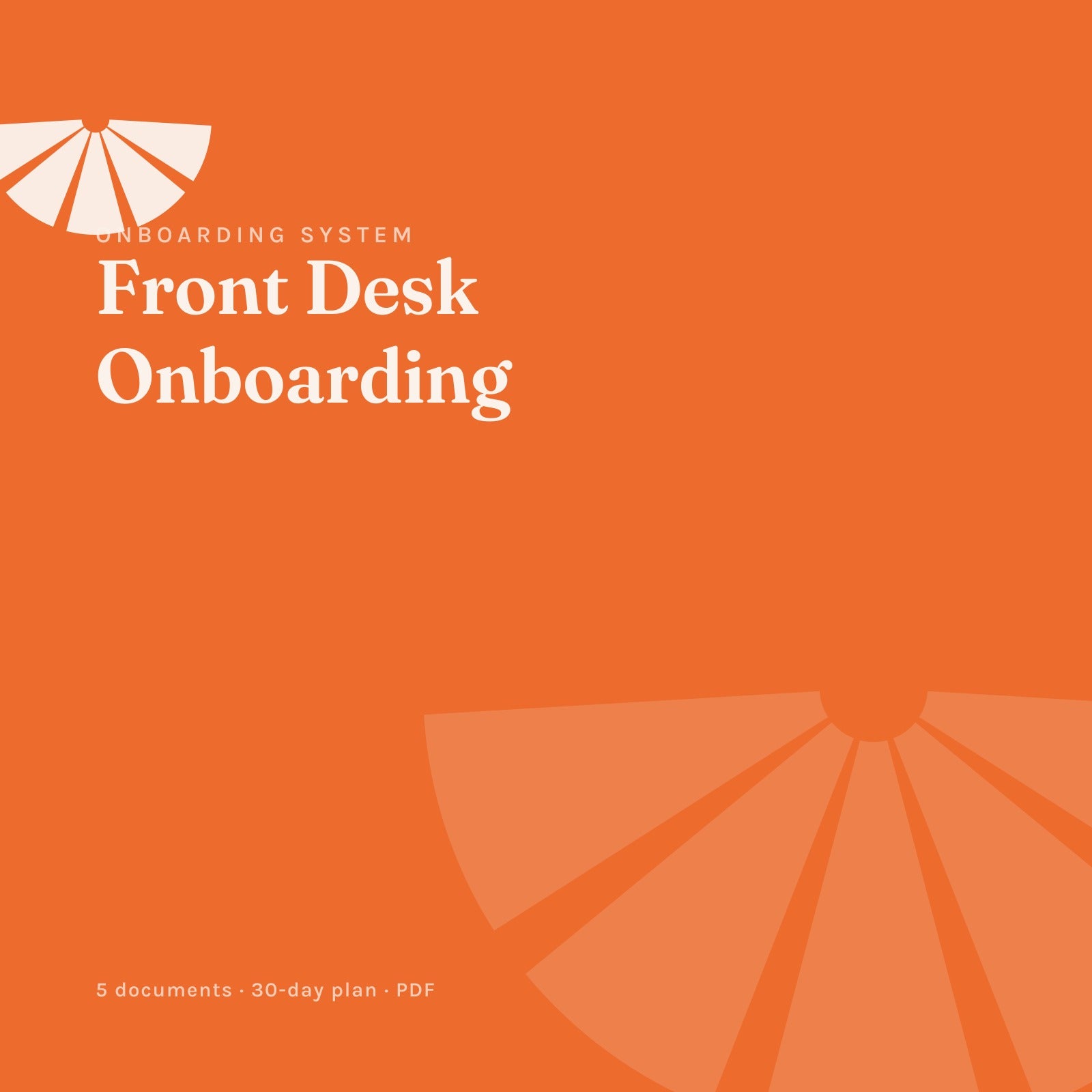 Front Desk Onboarding System